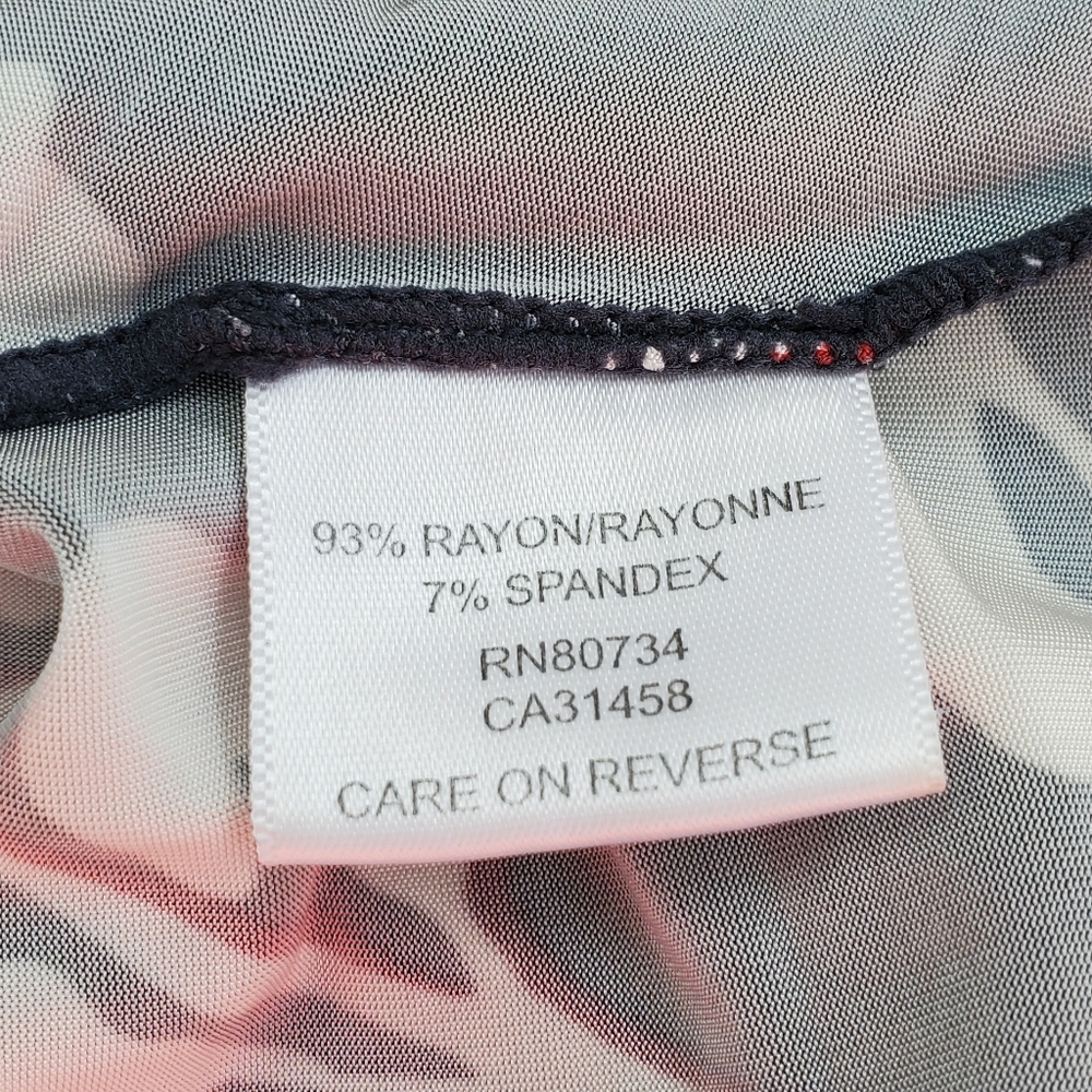 BCBGMAXAZRIA Floral Wrap Dress, Size XXS - Picture 7 of 7
